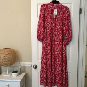 Max Studio Crepe Tiered Maxi